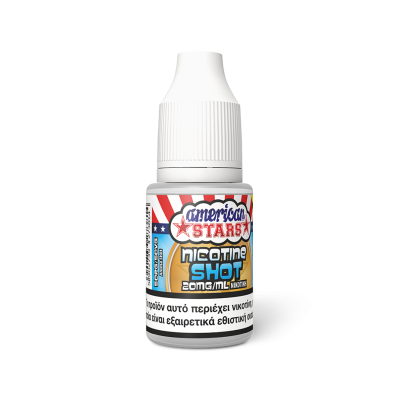 American Stars Nicotine Booster 50/50 10ml 20mg American Stars Nicotine Booster 50/50 10ml 20mg